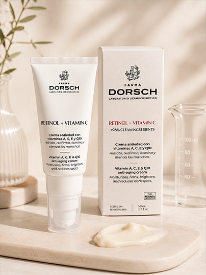 RETINOL VITAMIN C FARMA DORSCH tratamiento antiedad para farmacias