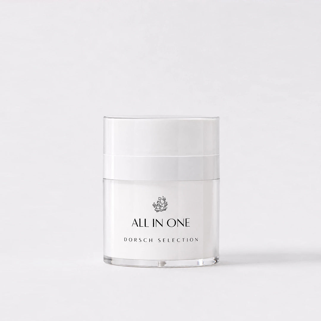 ALL IN ONE de FARMA DORSCH, crema antiedad global para mejorar firmeza, arrugas, hidratación y tono de la piel.