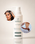 HAIR LOSS SHAMPOO de FARMA DORSCH dentro de una rutina capilar para fortalecer el cabello desde la raíz.