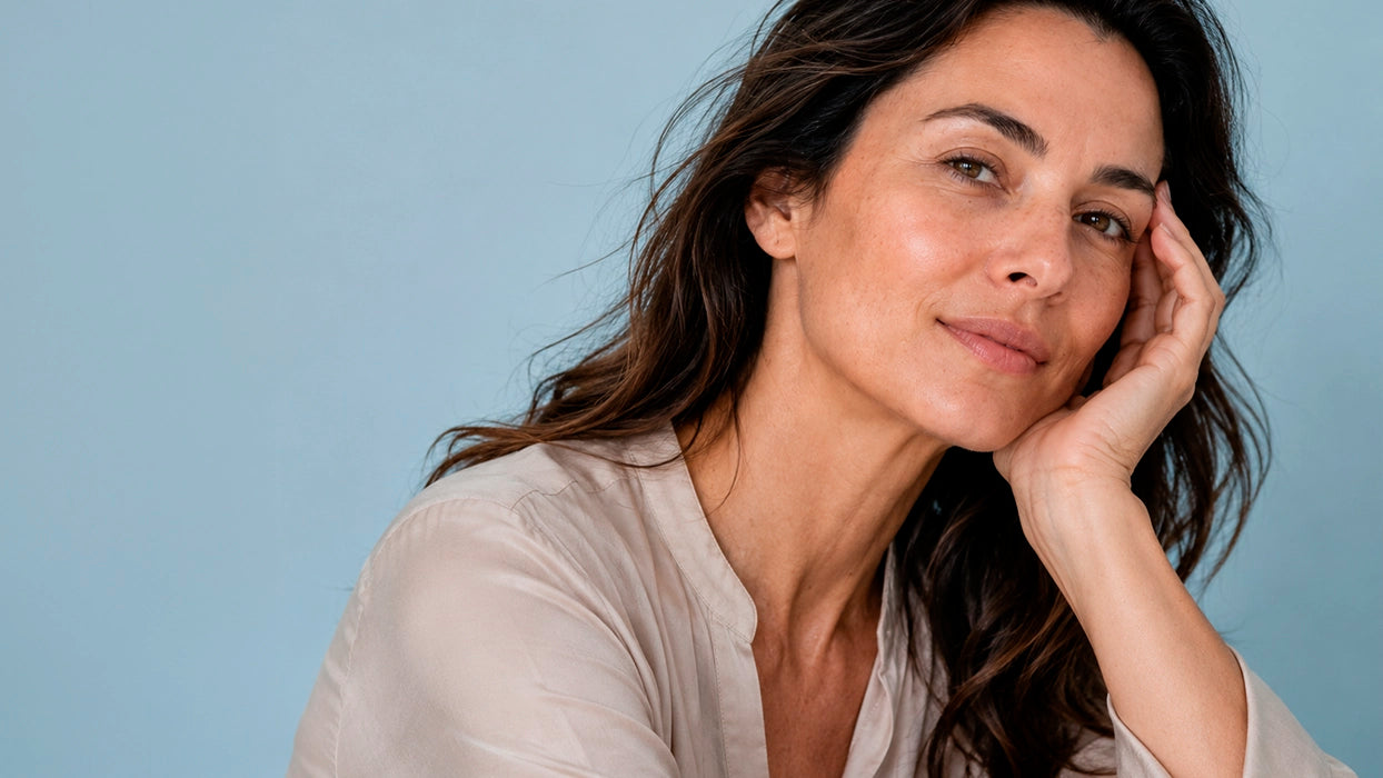 Mujer madura. Fotografía realizada especialmente para la web de FARMA DORSCH