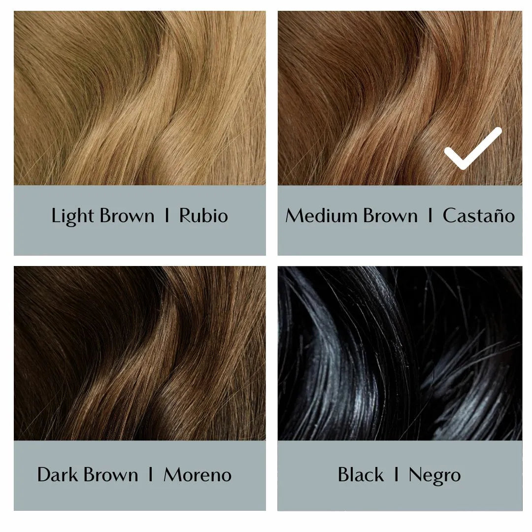 Cubre canas de FARMA DORSCH en stick. Fácil de usar y de llevar.  Aporta efecto de densidad en raíces finas. Ayuda a “rellenar” visualmente zonas ralas. Color Castaño.