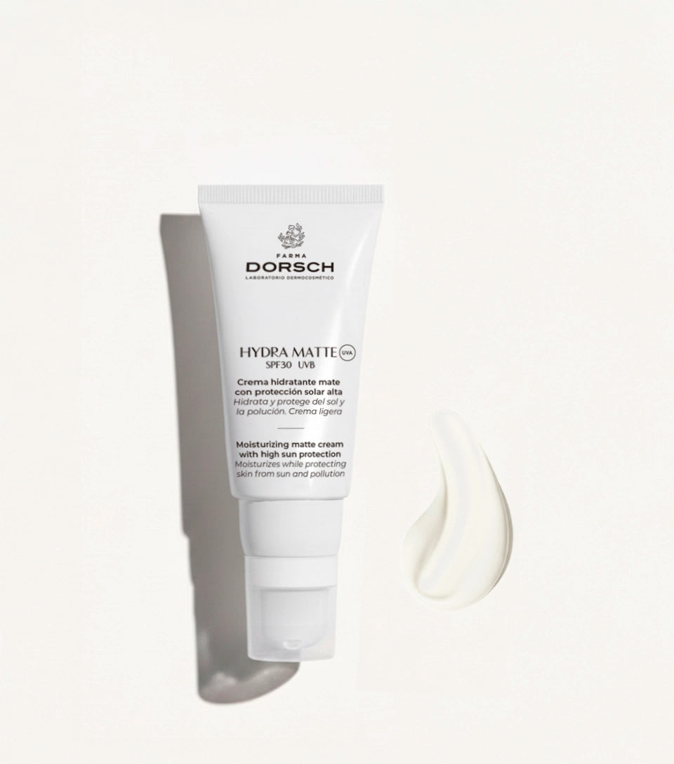 Cuidado facial hidratante con ácido hialurónico y protección SPF 30 de FARMA DORSCH