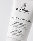 DETOX KAOLIN MASK de FARMA DORSCH, mascarilla purificante de caolín para limpiar poros, suavizar e iluminar la piel.