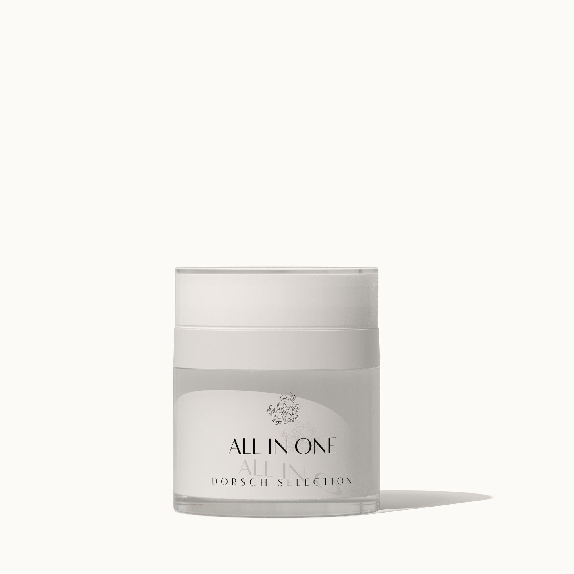 Envase de crema hidratante antiedad reafirmante y antimanchas con retinol, vitamina C, coenzima Q 10 y colageno vegetal FARMA DORSCH para cara, cuello y escote.
