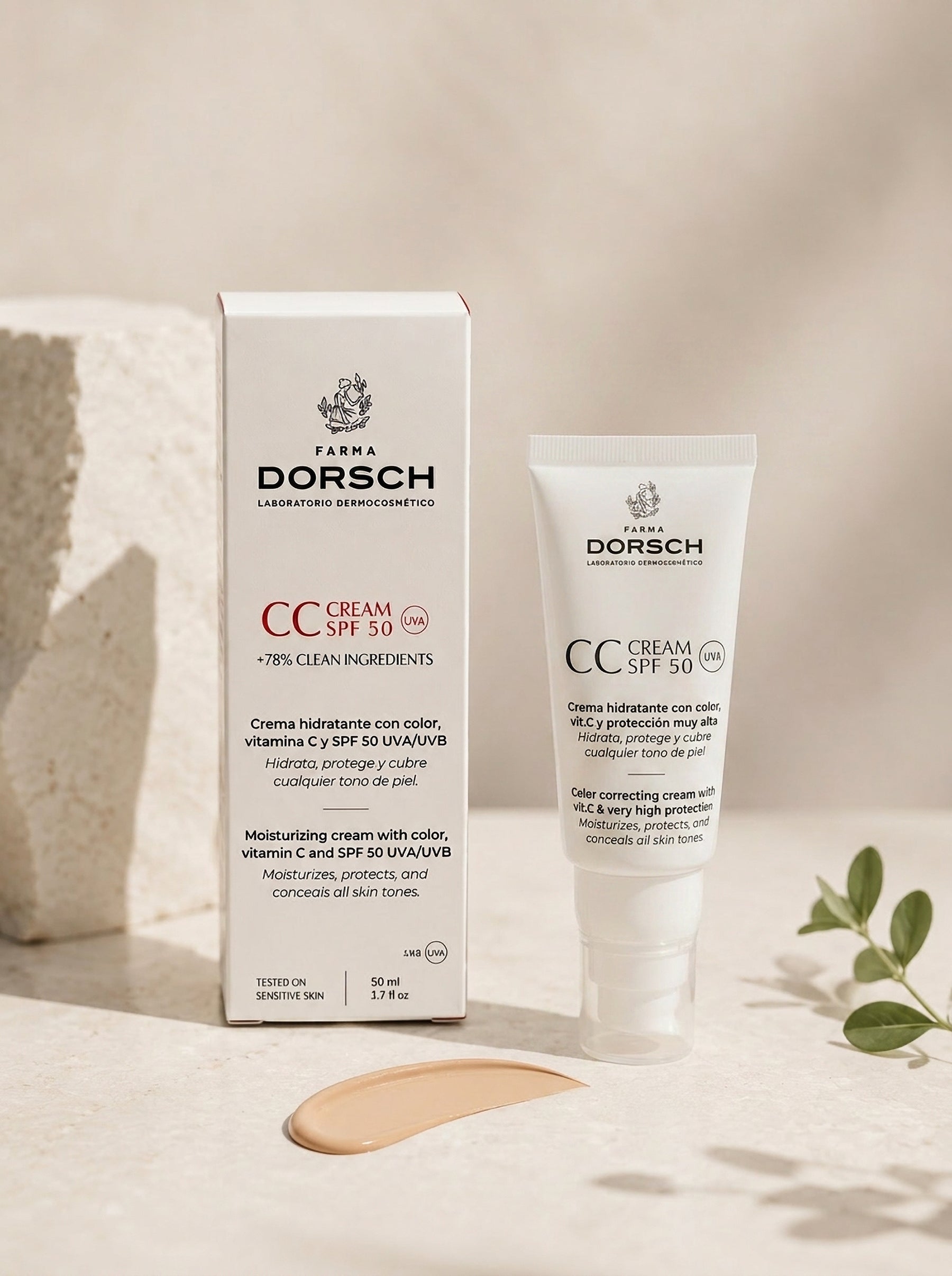 CC CREAM SPF 50 FARMA DORSCH para farmacias