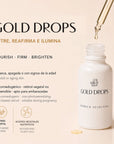 GOLD DROPS de FARMA DORSCH, aceites vegetales nutritivos y reparadores. Retinol vegetal. Nutre, reafirma e ilumina