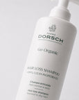 Envase de HAIR LOSS SHAMPOO 500 ml de FARMA DORSCH, champú fortalecedor para cabello graso con tendencia a la caída.