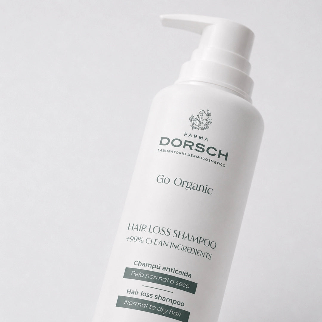 Champú anticaída Hair Loss Shampoo de FARMA DORSCH 200 ml en envase airless. Foto aumentada