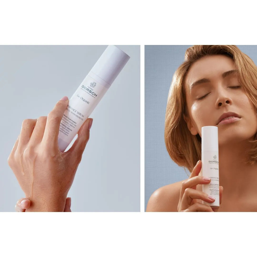 imagen doble de radiance serum de FARMA DORSCH para una piel radiante