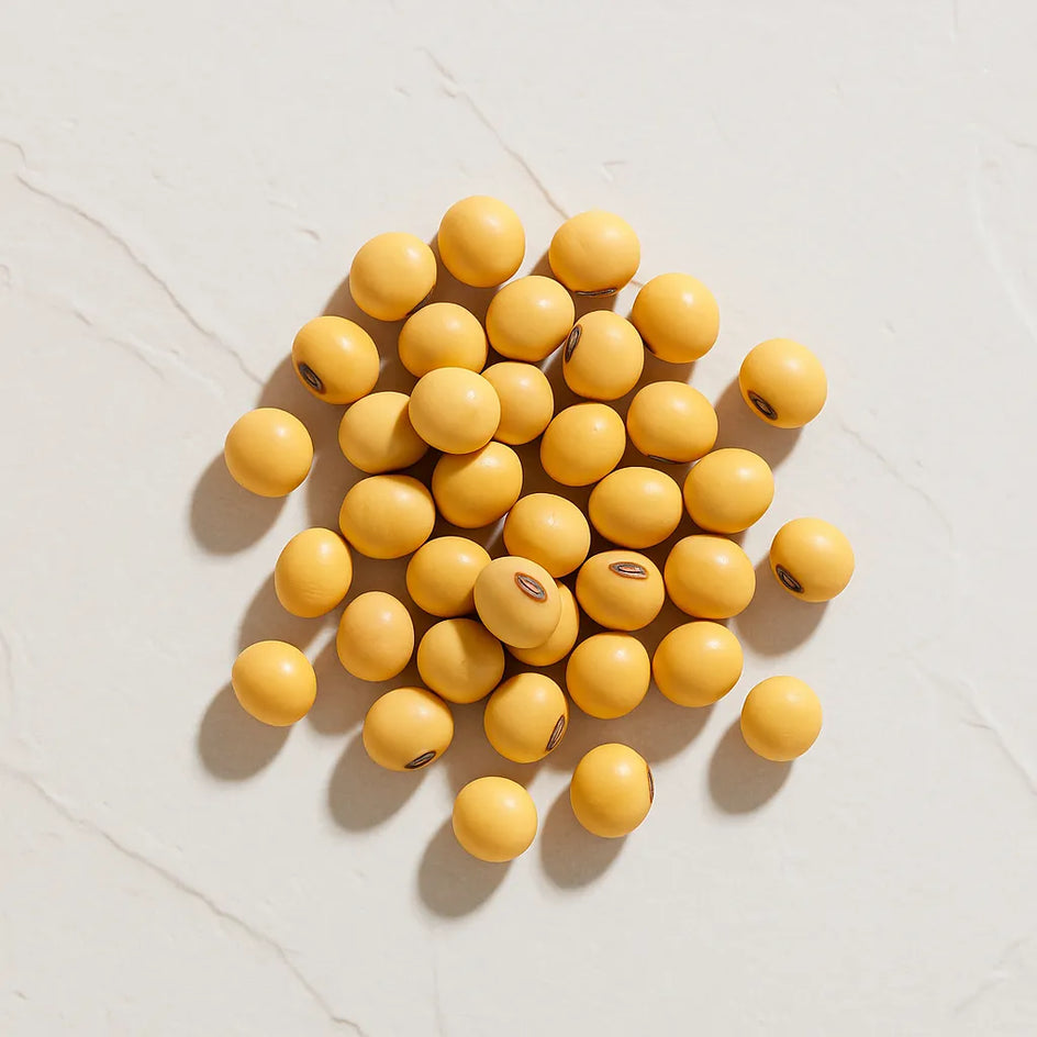 bolitas de soja FARMA DORSCH activo vegetal rico en proteínas para cuidado facial y corporal