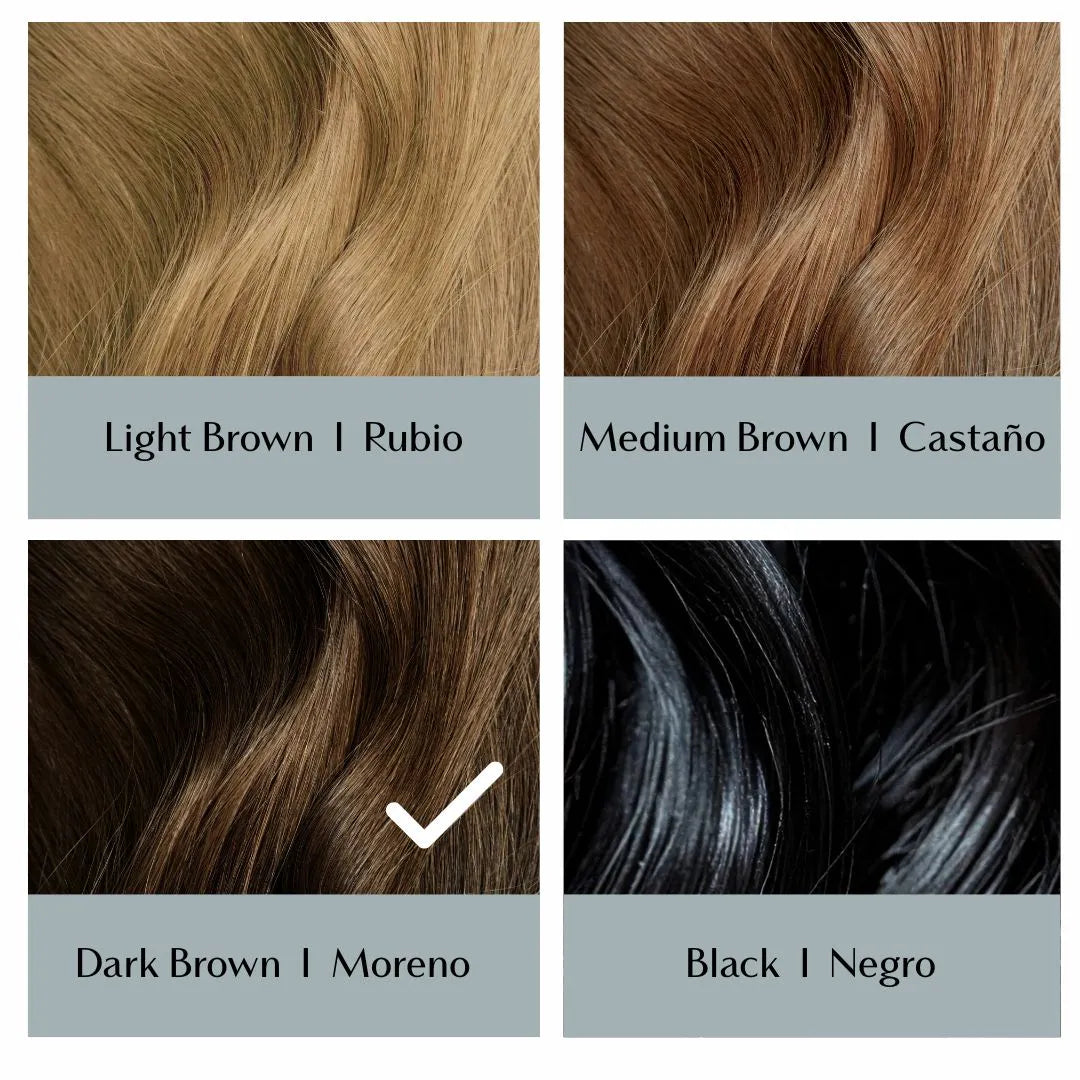 Cubre canas de FARMA DORSCH en stick. Fácil de usar y de llevar.  Aporta efecto de densidad en raíces finas. Ayuda a “rellenar” visualmente zonas ralas. Color Castaño oscuro con un suave tono rojizo.