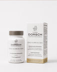 Caja de ORAL SUN PROTECTION de FARMA DORSCH, complemento solar con antioxidantes para el cuidado de la piel.