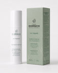 Envase con caja de RADIANCE SERUM de FARMA DORSCH, tratamiento facial para piel apagada, deshidratada o con falta de luz.