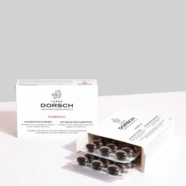 Dos cajas de Sambhala, producto de FARMA DORSCH