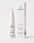 Envase y caja de SENSITIVE LOTION de FARMA DORSCH, crema corporal para cuidar, hidratar y calmar la piel sensible.