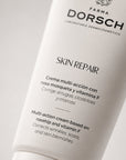 Envase de SKIN REPAIR de FARMA DORSCH, tratamiento facial reparador para piel seca, sensible o debilitada.
