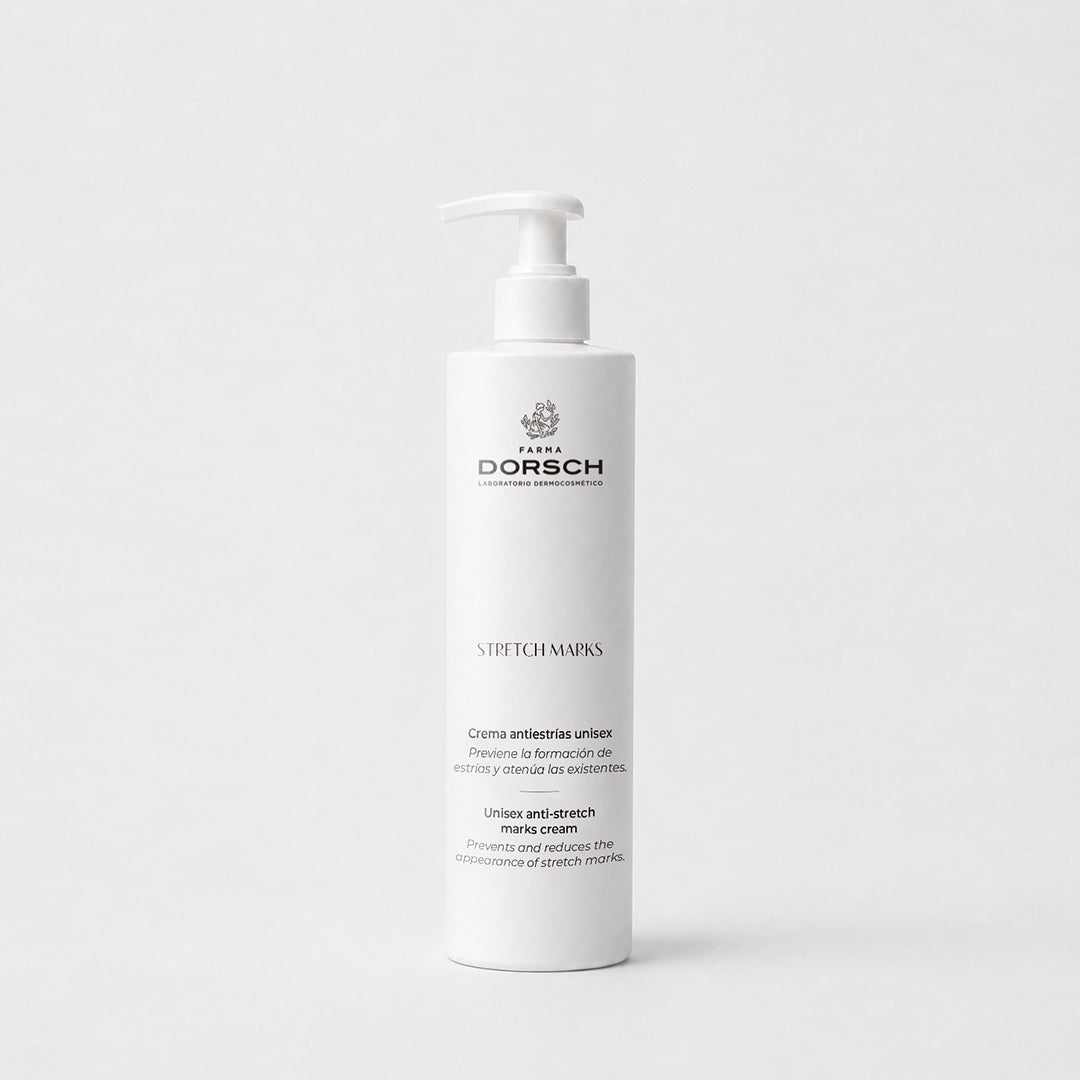 STRETCH MARKS de FARMA DORSCH, tratamiento corporal para prevenir y mejorar el aspecto de las estrías